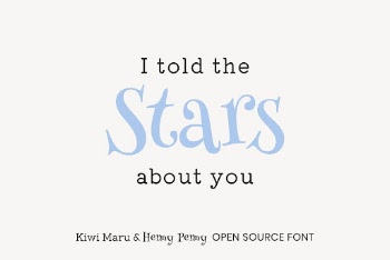 Kiwi Maru & Henny Penny | Free Font Add-on - rawpixel
