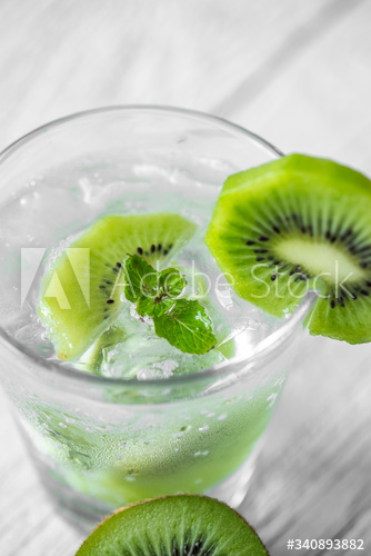 Kiwi mint infused water recipe
