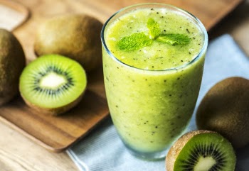 Kiwi Shake in Glass