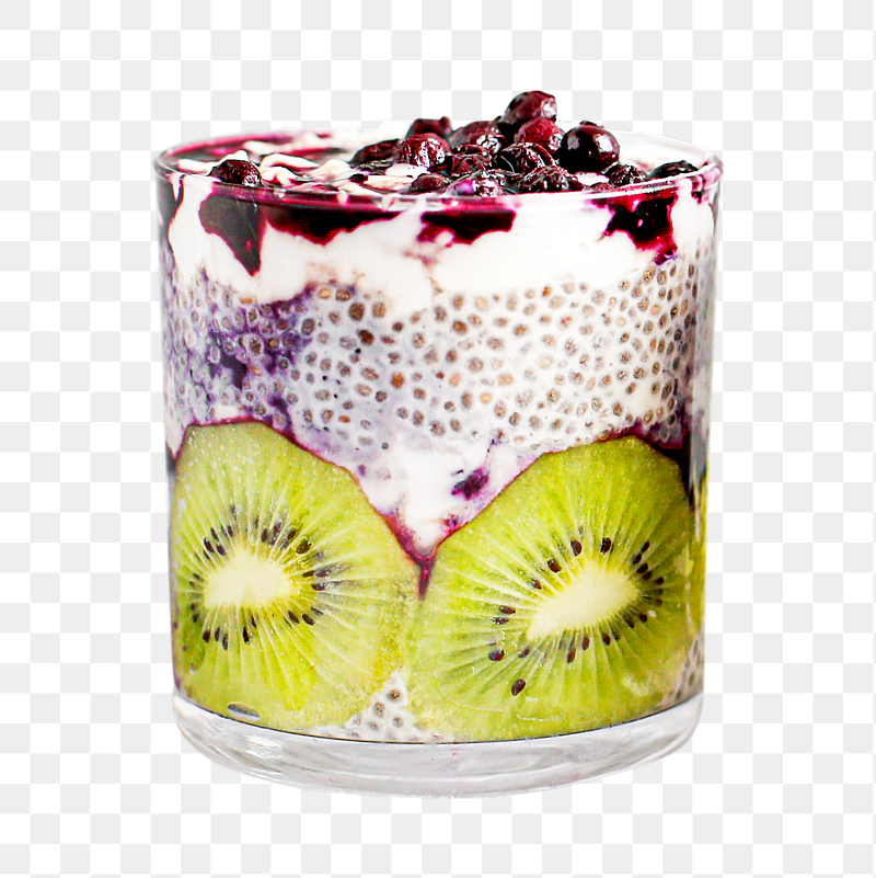 Kiwi yogurt parfait png sticker, | Free PNG - rawpixel