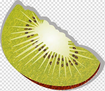 Kiwifruit Juice Watercolor painting, Hand painted green kiwi transparent background PNG clipart