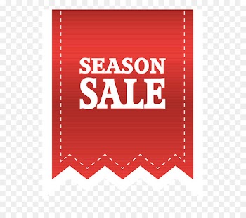 Klamath Basin Brewing Co Sales Label Sticker - Red Season Sale Label PNG Clipart Image 