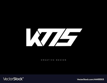 kms letter branding design