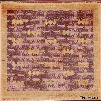 Kneeling mat with bats on swastika-fret | Free Photo - rawpixel