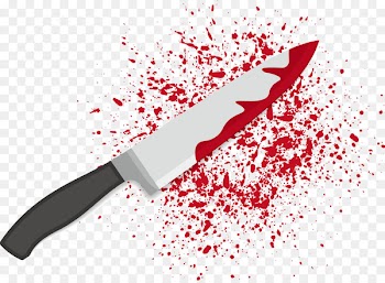 Knife Blood - Knives and splashes of blood 