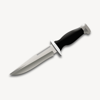 Knife collage element illustration vector. | Free Vector - rawpixel