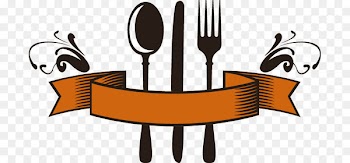 Knife Fork Logo Spoon Restaurant - Abstract pattern kitchen cutlery 