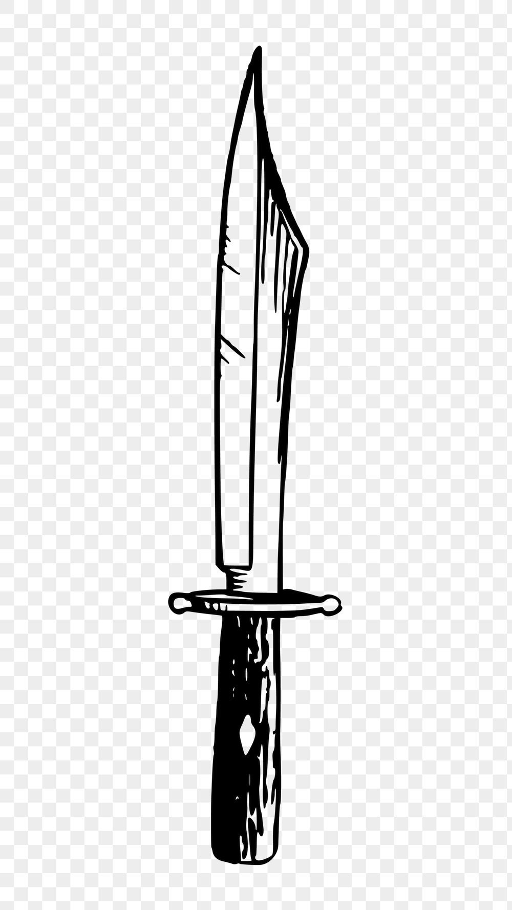 Knife png sticker, weapon vintage | Free PNG - rawpixel