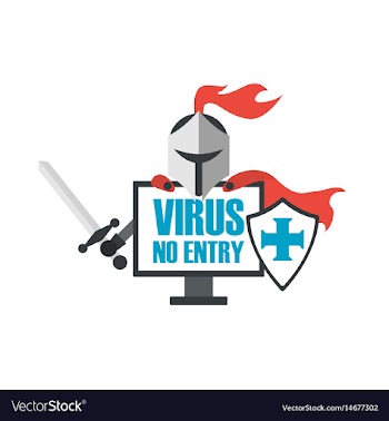 Knight antivirus vector image