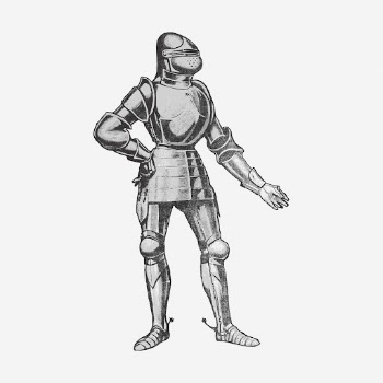 Knight armour drawing, medieval vintage | Free Photo - rawpixel