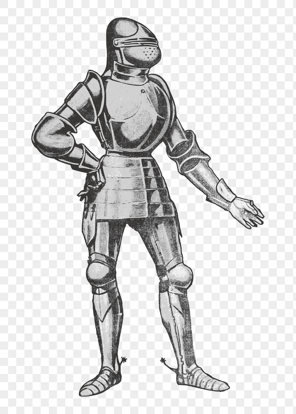 Knight armour png sticker, medieval | Free PNG - rawpixel