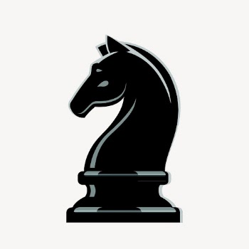 Knight chess piece sticker, object | Free PSD - rawpixel