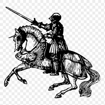 Knight on horse png sticker | Free PNG - rawpixel