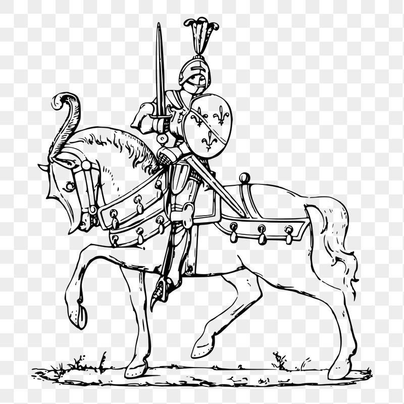 Knight png sticker illustration, transparent | Free PNG - rawpixel
