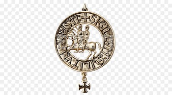 Knights Templar Seal Talisman Amulet - amulet 