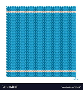  					Knitted Seamless Blue Background vector image														