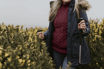 Knitted shirt mockup, hiking outfits | Free PSD Mockup - rawpixel