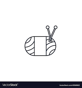 knitting creative icon from handmade icons