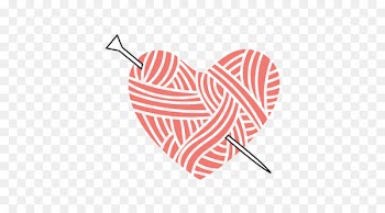 Knitting Crochet Silhouette Yarn Sewing needle - Hand sewing elements 
