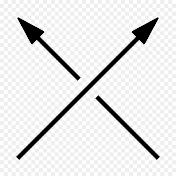 Knot Writhe Arrow Information Diagram - crossed arrows 