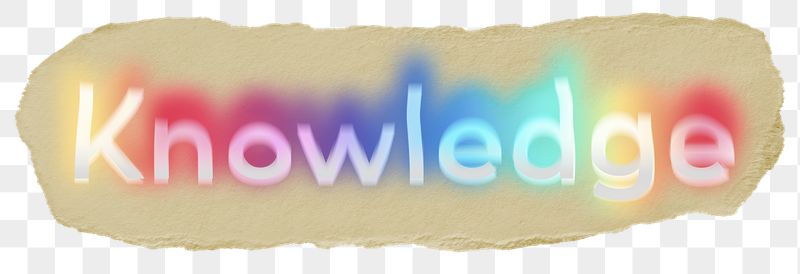 Knowledge png ripped paper word | Free PNG - rawpixel