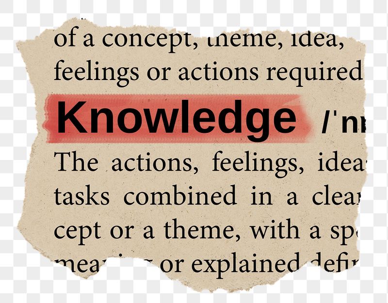 Knowledge png word sticker, torn | Free PNG - rawpixel