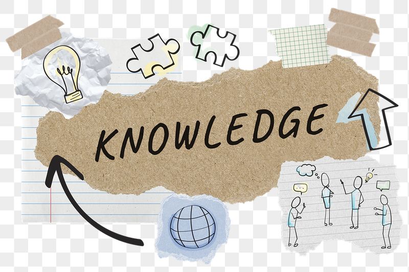 Knowledge png word sticker typography, | Free PNG - rawpixel
