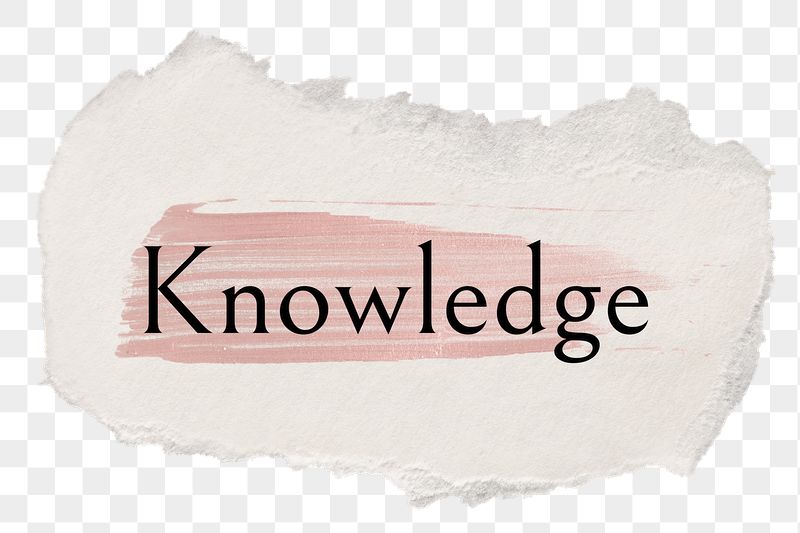 Knowledge png word sticker typography, | Free PNG - rawpixel