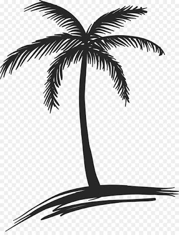 Ko Pha-ngan Port Aransas Hotel Beach Resort - Coconut Tree Drawing 