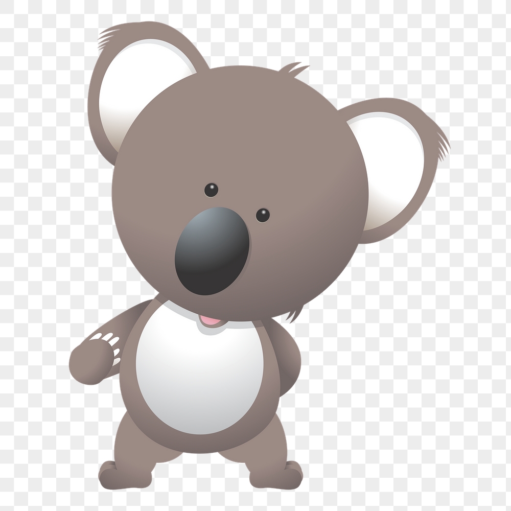 Koala bear png sticker, cute | Free PNG - rawpixel