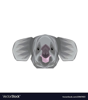 Koala ilustration vector image
