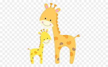 Koala Infant Baby shower Illustration - A giraffe 