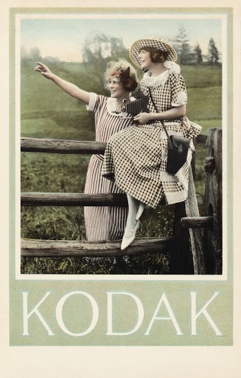 Kodak (1930) advertising poster. Original | Free Photo Illustration - rawpixel