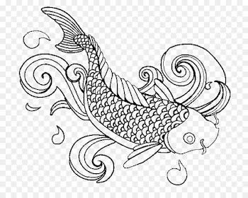 Koi Coloring book Adult Fish - fish 