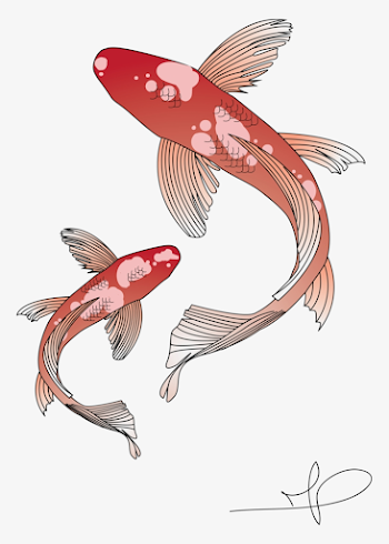 Koi Fish By Azanaya-d9c3zgk - Koi Vector Png Transparent ...