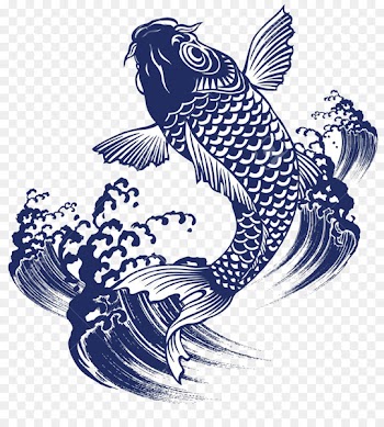 Koi Goldfish Japan Painting - japan 