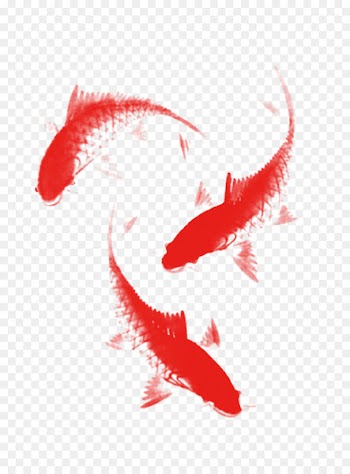 Koi Ink brush Fish - Free fish 