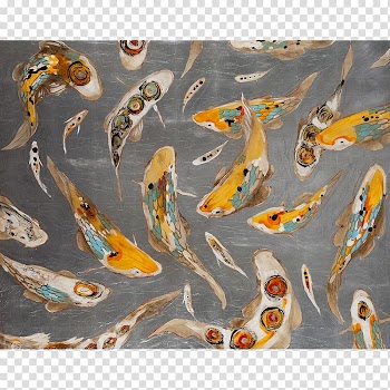 Koi, Watercolor koi transparent background PNG clipart
