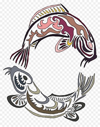 Koi Yin Yang fish Yin and yang Tattoo Troine - koi 