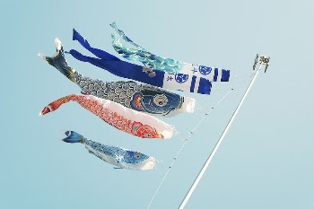 Koinobori, Japanese carp kites for children's | Free Photo - rawpixel
