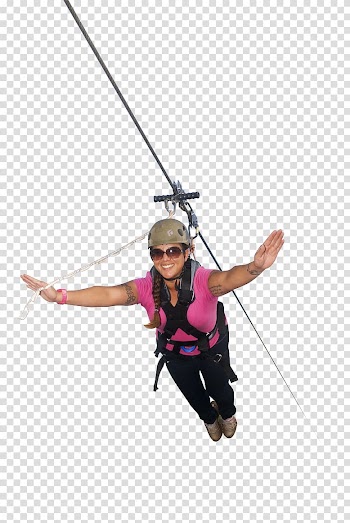 Koloa Zipline Zip-line Extreme sport Rope, zipline transparent background PNG clipart