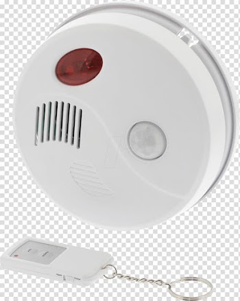 Konig König motion alarm Ceiling dB Alarm device Deckenbewegungsmelder 110 DB Smoke detector Sensor, Kn transparent background PNG clipart
