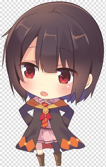 KonoSuba Anime Chibi Light novel My Bride is a Mermaid, Chibi transparent background PNG clipart