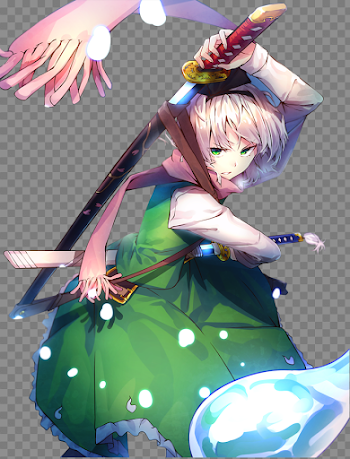 Konpaku Youmu - Touhou Project Render by HirosamaFX on DeviantArt