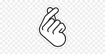 Korean Finger Heart Ver - Korean Finger Heart Png