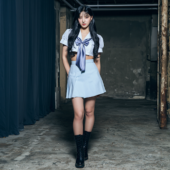 Korean School Uniform Fashion Pose
