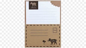 Kraft paper Envelope Sticker - Free to pull transparent material kraft letter envelope 