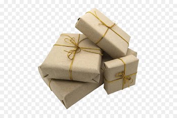Kraft paper Gift wrapping Cardboard box - A bunch of gifts 