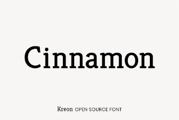 Kreon open source font by Julia | Free Font Add-on - rawpixel