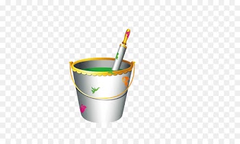 Krishna Janmashtami Bhang Holi Illustration - Paint Bucket 